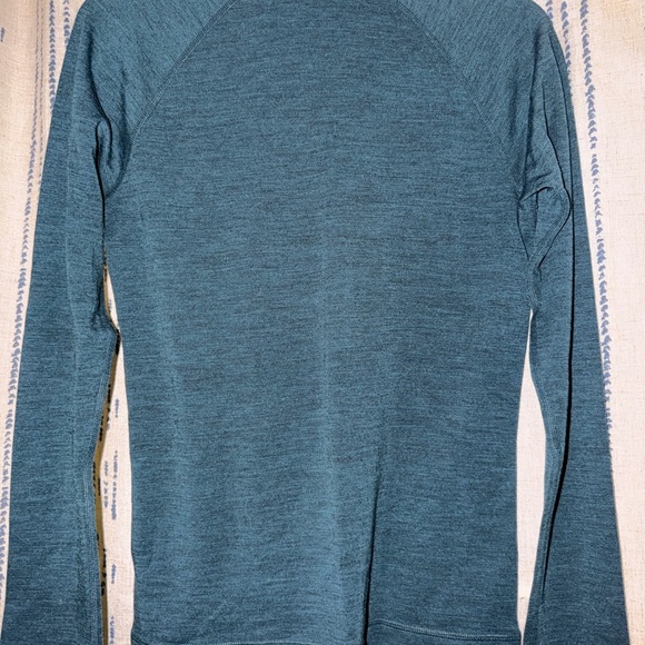 Smartwool Women's Teal Crewneck Merino Base Layer - Picture 4 of 4